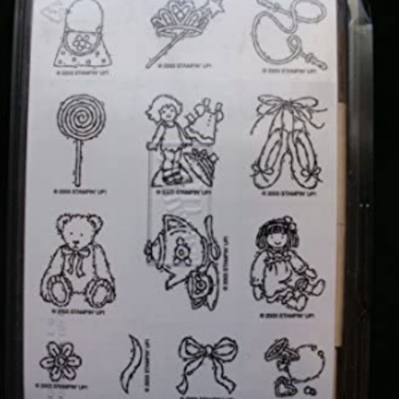 Buttons Bows and Twinkletoes, stamp set - Picture 3 of 5